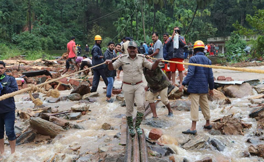 Khader, Nalin visit affected areas